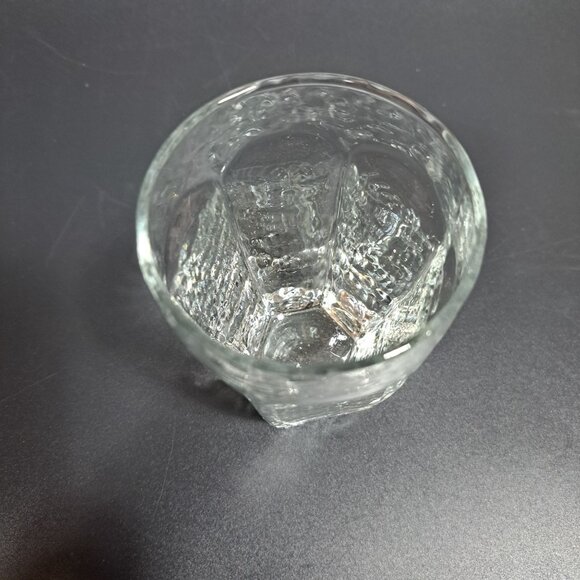 Libbey Chivalry Clear Pattern Textured 5 Oz Juice Drink Glass - Picture 4 of 9